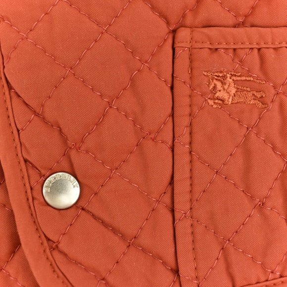 BURBERRY Rust & Nova Check Quilted Car Coat/Jacket - Picture 2 of 7